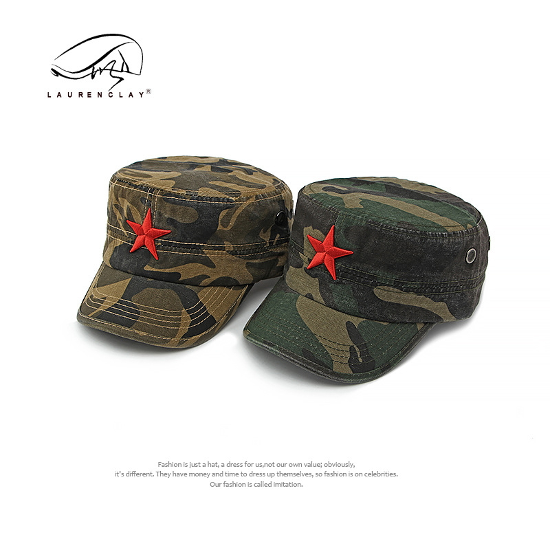 Men's Camouflage Flat Top Base - Dad Hat Cotton 评论和价格