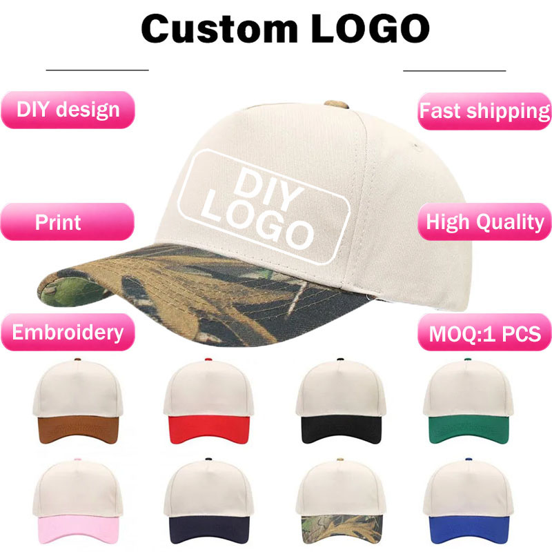 Two Tone Structured 5 Panel Ba - Dad Hat Cotton 评论和价格
