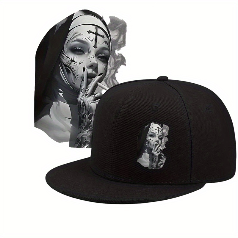 Fashion Flat Brim Baseball Cap - Snapback Hat Flat 评论和价格
