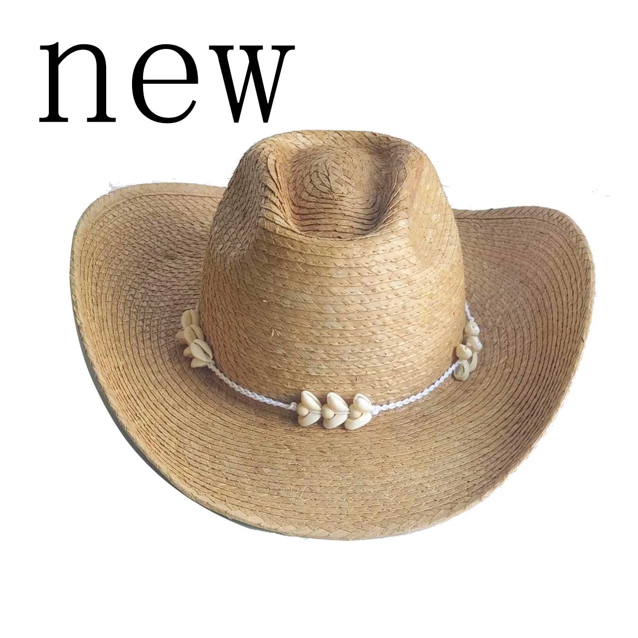 Palm cowboy hat straw hat Pana - Cowboy Hat Straw 评论和价格