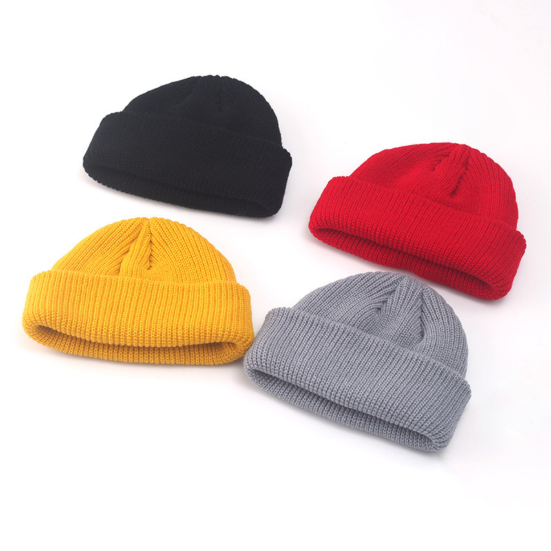 Beanie Unisex Hat Ribbed Knitt - Beanie Cuffed Knit 评论和价格