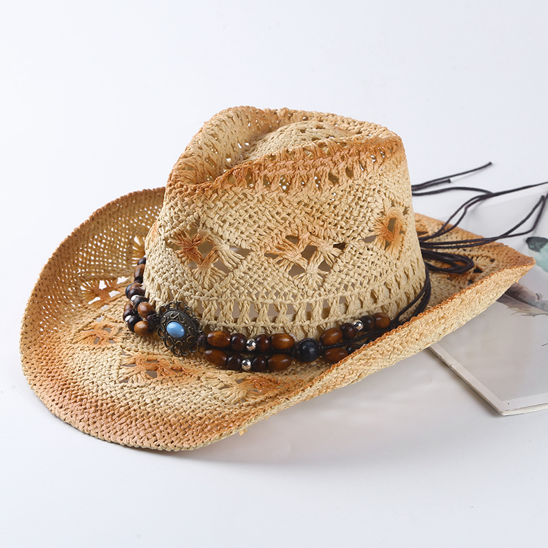 Spanish Retro Cowboy Straw Hat - Cowboy Hat Straw 评论和价格