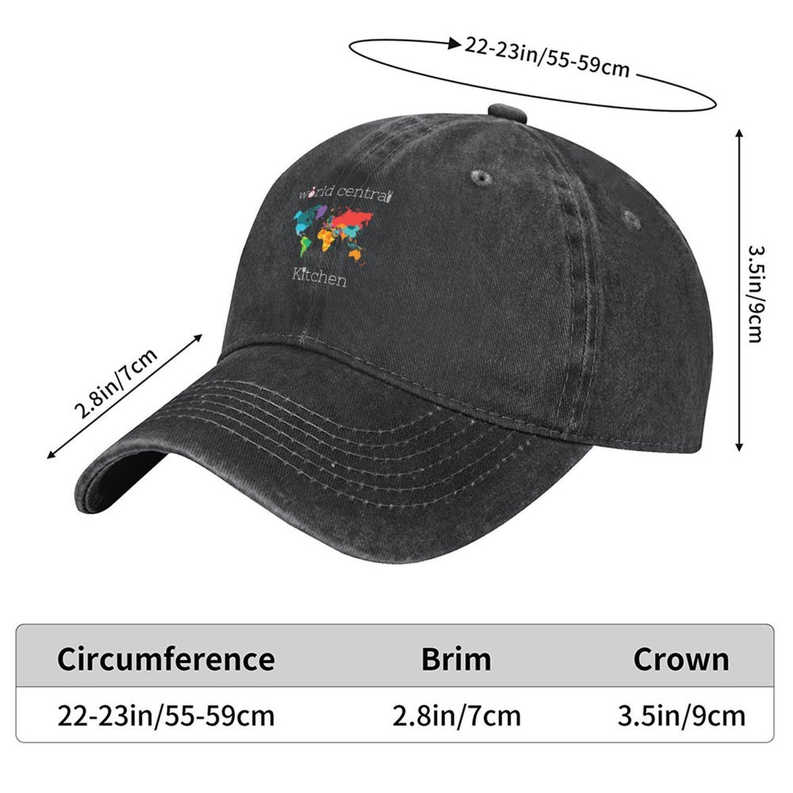 world central kitchen Baseball - Golf Cap Dad 评论和价格