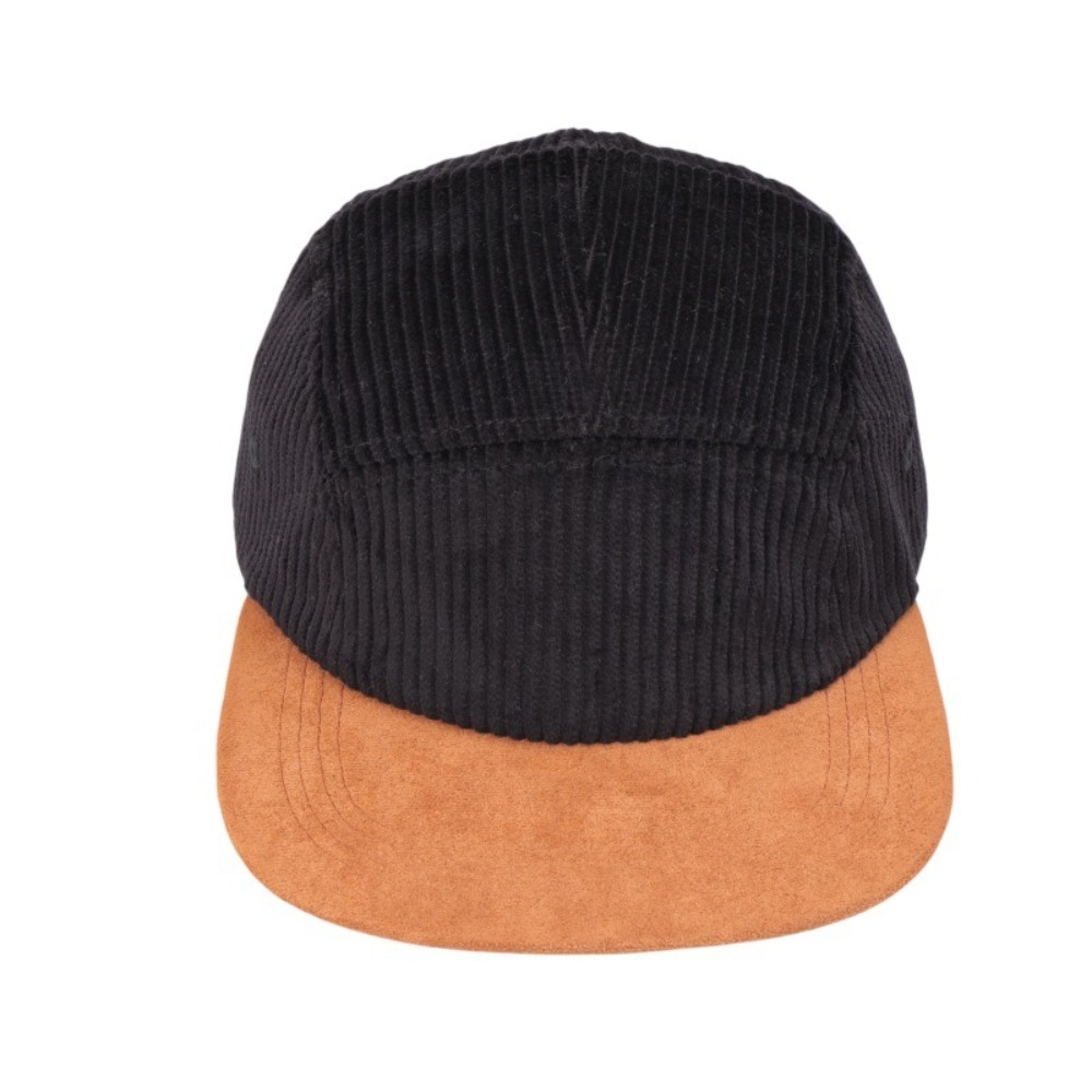 Casual Retro Flat Brim Basebal - Corduroy Cap 5 Panel 评论和价格