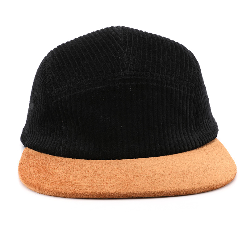 New 5-panel Splicing Corduroy  - Corduroy Cap 5 Panel 评论和价格