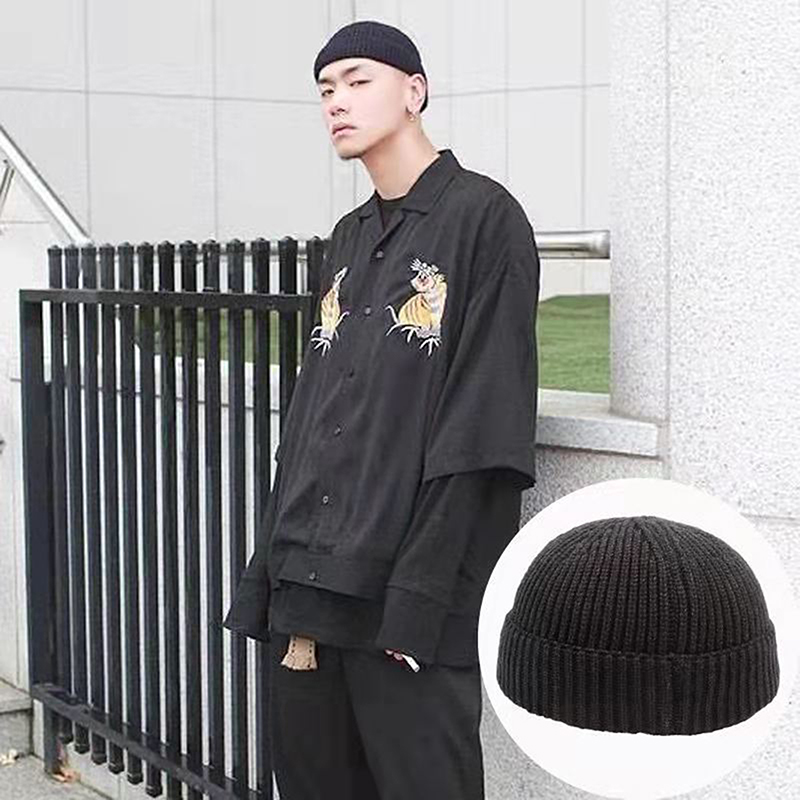 1Pcs Winter Warm Unisex Wool B - Beanie Cuffed Knit 评论和价格