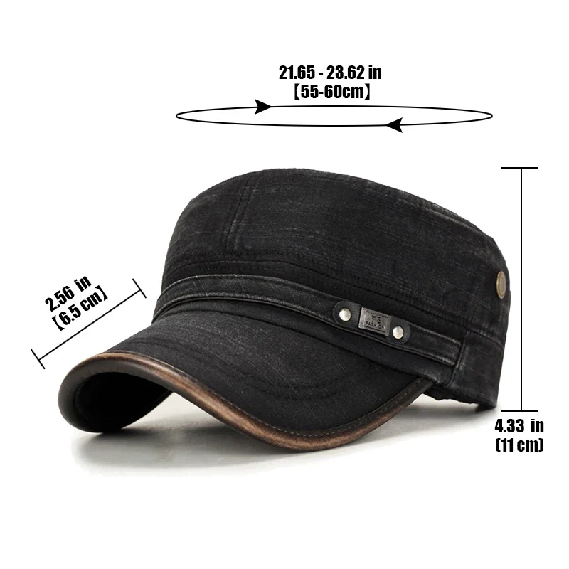 Leather Brim Washed Distressed - Dad Hat Cotton 评论和价格