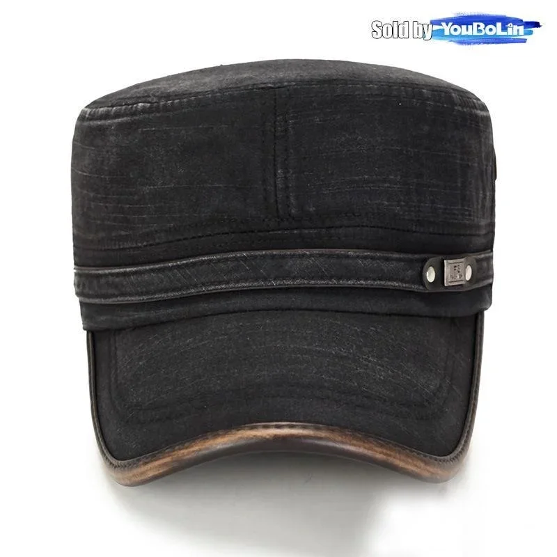 Leather Brim Washed Distressed - Dad Hat Cotton 评论和价格